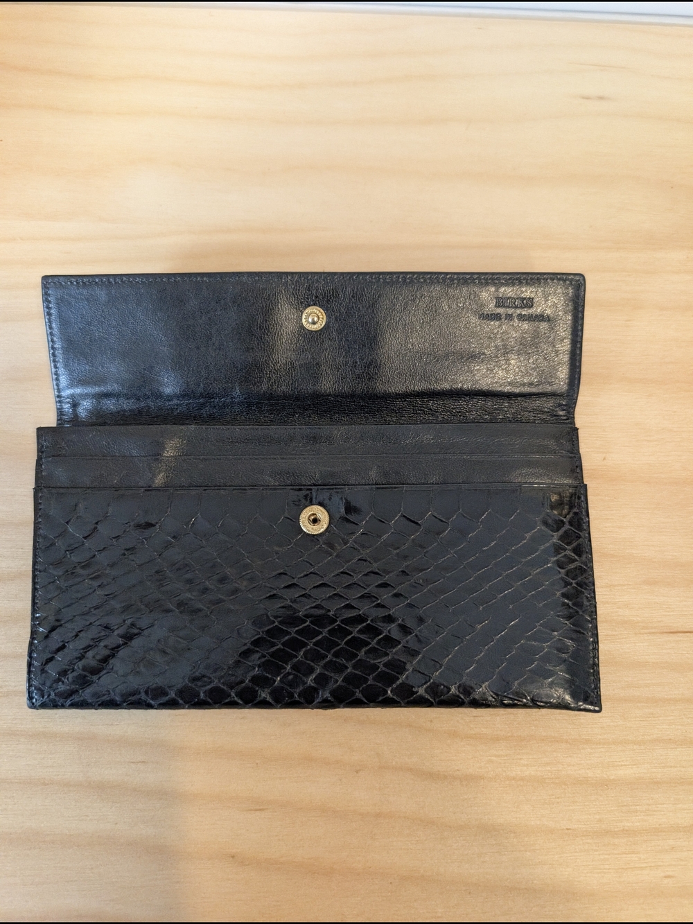Vintage Birks Embossed Leather Wallet - Picture 5 of 11